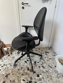 Sedia ufficio in pelle