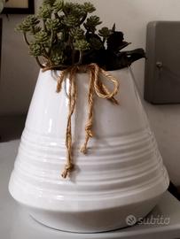 Urna Cineraria “Maya” – Ceramica Bianca Opaca