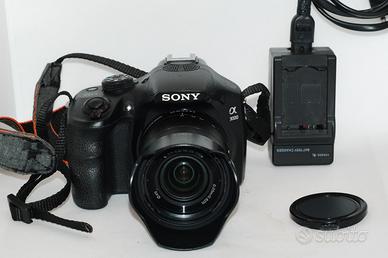 Mirrorless fotocamera Sony a3000 obiettivo 18-55mm