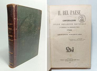 IL BEL PAESE - STOPPANI ANTONIO 1ª ed. 1876