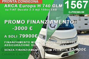 MOTORHOME ARCA DUCATO SEMIDINETTE LETTO MATRIMONIA