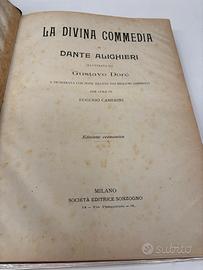 La Divina Commedia,Editore Sozogno 1887.