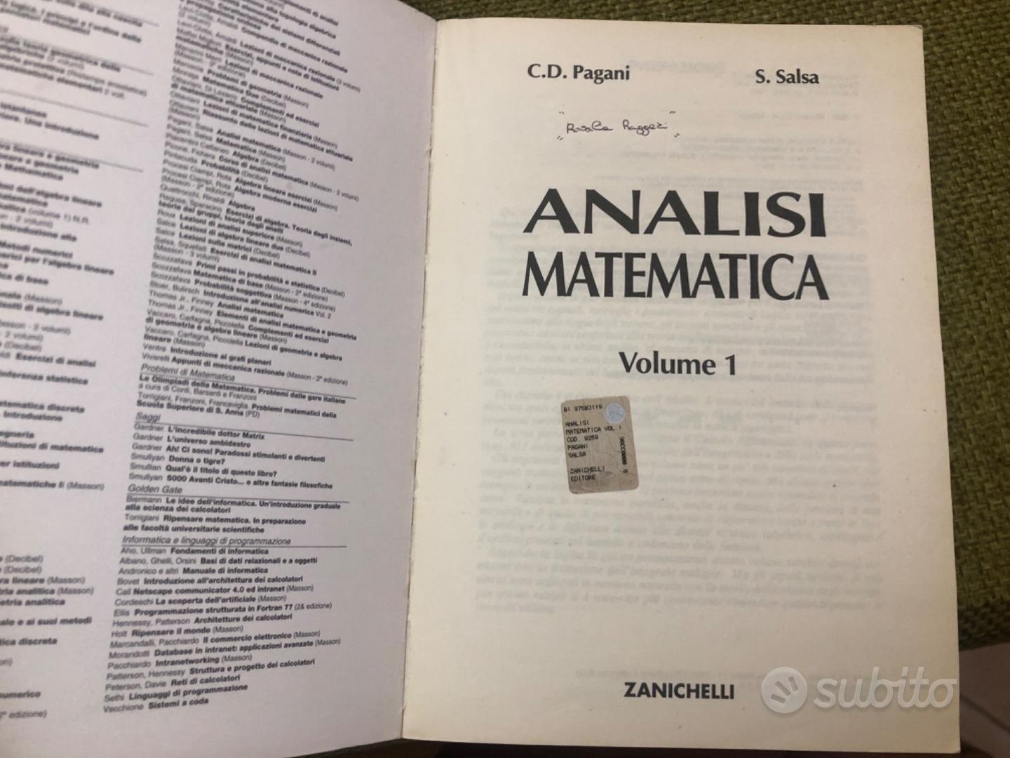 ANALISI MATEMATICA DI BASE 2/ED