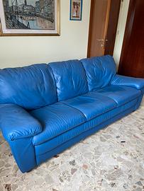 Divani in similpelle blu