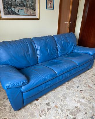 Divani in similpelle blu