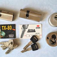 Kit cilindri di sicurezza e defender per portoncin