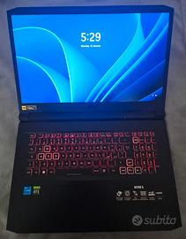 Acer Nitro 5 RTX 3060, i5 11400H, 32Gb RAM 512 SSD