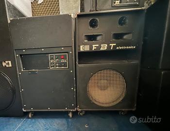 Coppia casse FBT amplificate Originali perfette