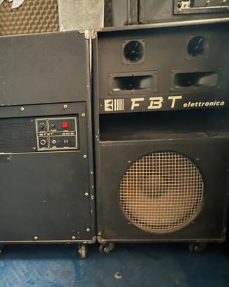 Coppia casse FBT amplificate Originali perfette