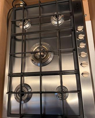 Piano a gas SMEG P272XGH 5 fuochi