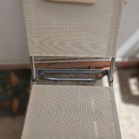 🌴 Sedia da Spiaggia Pieghevole nuova con Etichett