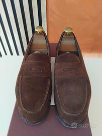 John Lobb Lopez dark brown suede