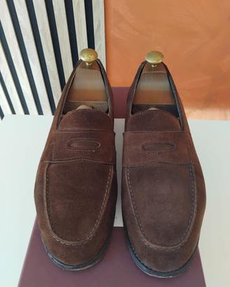 John Lobb Lopez dark brown suede