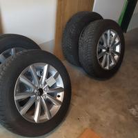 gomme invernali complete di cerchio volkswagen