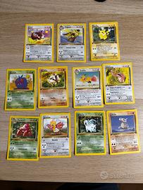 Carte Pokemon prima edizione