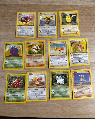 Carte Pokemon prima edizione
