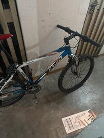 mountain bike blu/bianca