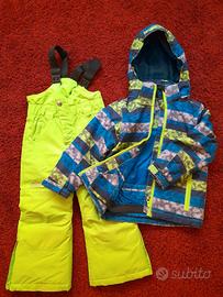 Tuta sci unisex - taglia 5 anni - statura 110 cm