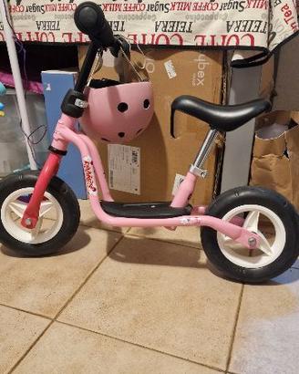 Bicicletta senza pedali Puky + Casco coordinato