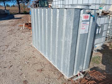 SERBATOIO ZINCATO 1500 lt