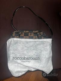 Roccobarocco borsa a spalla donna a scacchi