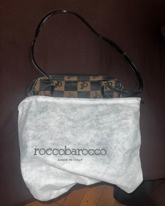Roccobarocco borsa a spalla donna a scacchi