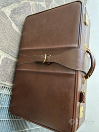 Valigia vintage in pelle