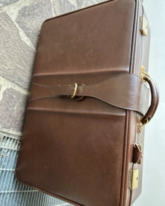 Valigia vintage in pelle