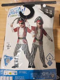 costume pirata bambina 5/6 anni