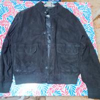 Giacca in Vera Pelle Renna Nera