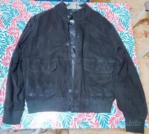 Giacca in Vera Pelle Renna Nera