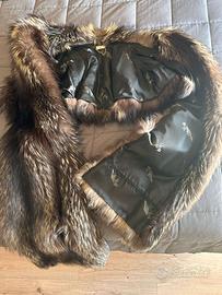 Stola di volpe argentata – elegante e soffice