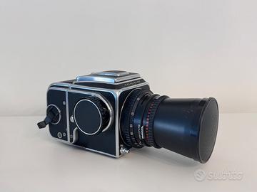 Hasselblad 500C + 50mm/5 + 150mm/4 + Pellicole