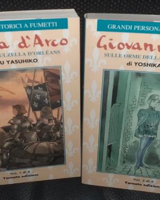 Fumetti manga yamato storici Giovanna D'Arco n.1,2