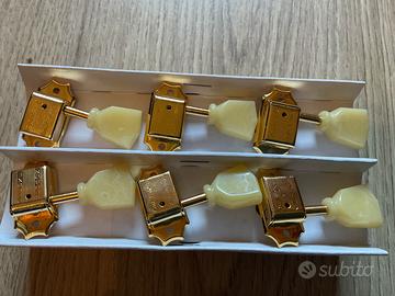 Meccaniche Chitarra Kluson Deluxe oro