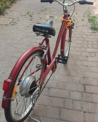 Bicicletta Italwin rossa per adulto