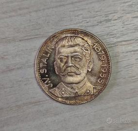 Moneta-Medaglia commemorativa Stalin. Vintage.