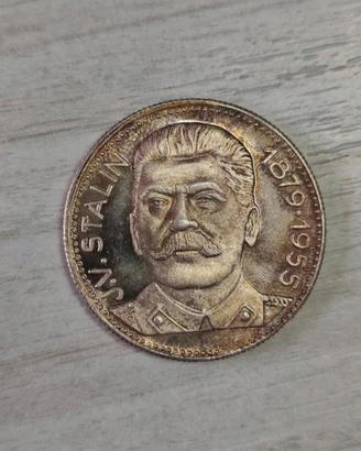 Moneta-Medaglia commemorativa Stalin. Vintage.