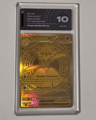 Mega Gardevoir EX 187/132 💛🖤 AiGrading10 GemMint