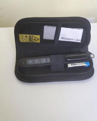 Presentatore Wireless con Puntatore Laser