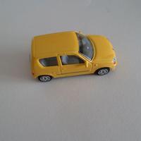 MAJORETTE FIAT SEICENTO SPORTING SCALA 1:43 GIALLA
