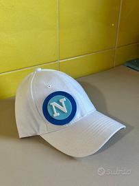 Berretto scudetto calcio Napoli Bianco