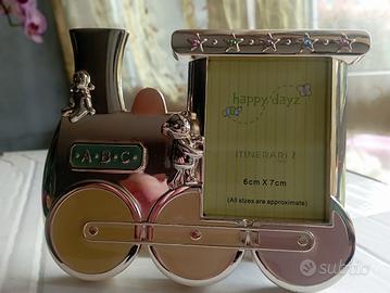 Porto foto per bimba a forma di trenino 6 x7 cm