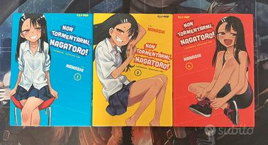 Manga non tormentarmi nagatoro vol. 1-3-4