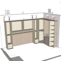 Camera matrimoniale a ponte NUOVA accessoriata