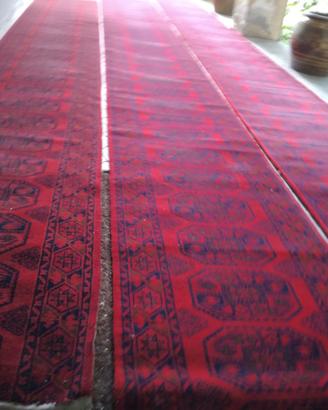 Tappeti scalinata/corridoio  Rosso 3,70x0,70m
