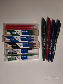 Lotto Pilot FriXion 4 colori + 12 ricariche