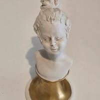 Statuetta biscotto vintage porcellana Capodimonte 