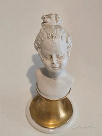 Statuetta biscotto vintage porcellana Capodimonte 