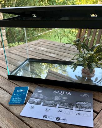 Acquario Ciano 20 Led 17 litri